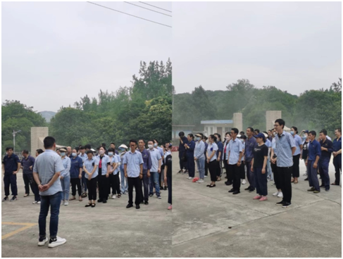 天华公司董事长袁瑞杰对演习总结